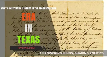 Texas' Reconstruction: The Constitution's Impact