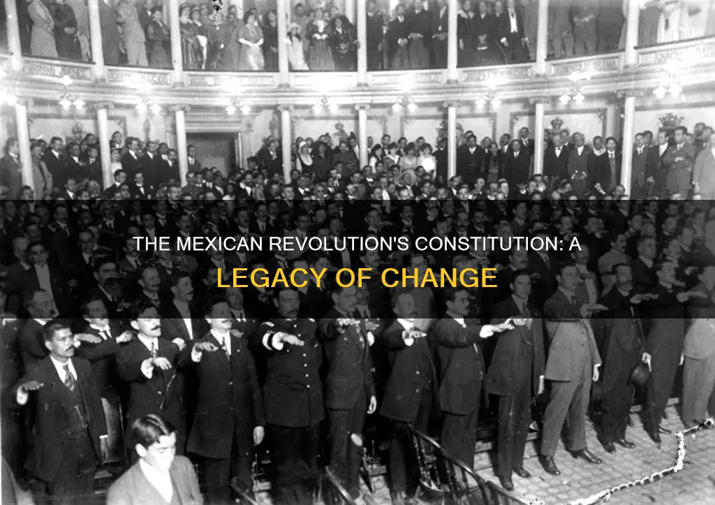 what constitution was made form the mexican revolution