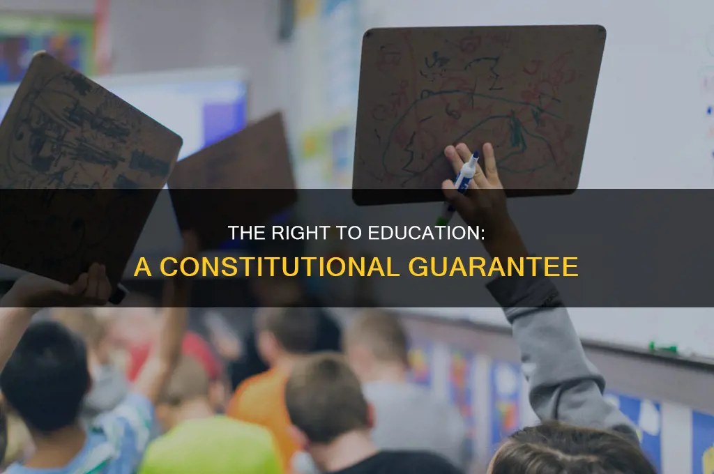 what constitutional amendment guarantees the right to a public education