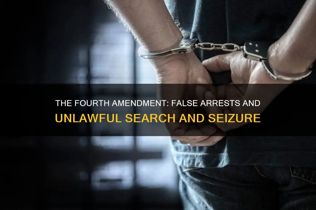 what constitutional amendment makes a false arrest illegal