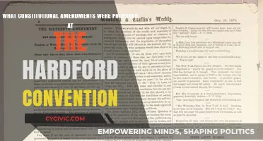 Hartford Convention's Proposed Amendments: Constitutional Changes