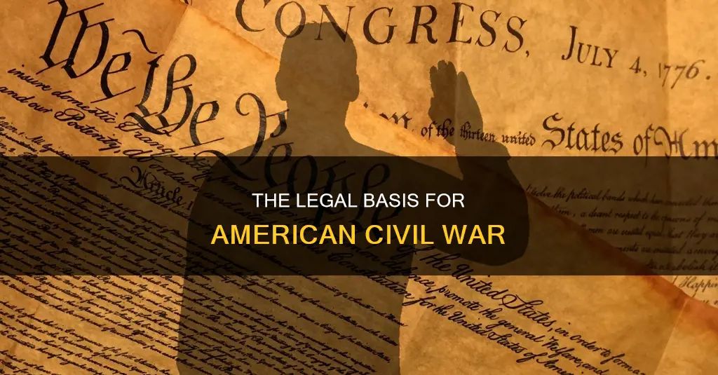 what constitutional authority allowed the american civil war