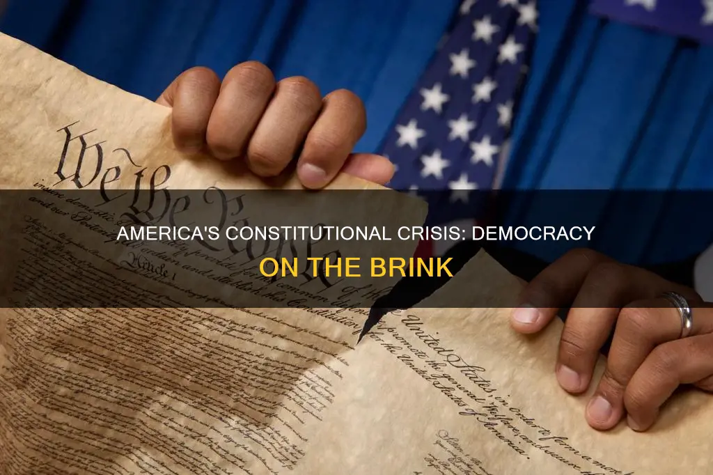 what constitutional crisis is close in the usa
