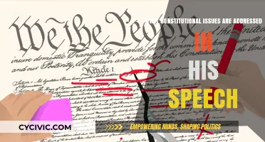 Presidential Speech: Constitutional Issues Addressed