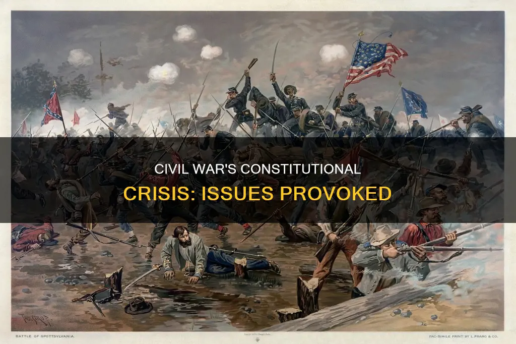 what constitutional issues did the civil war provoke