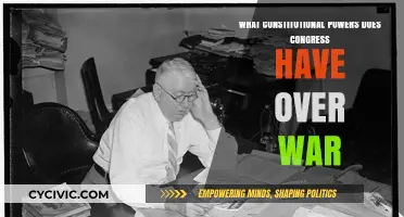 Congress' Constitutional Powers Over War Explained