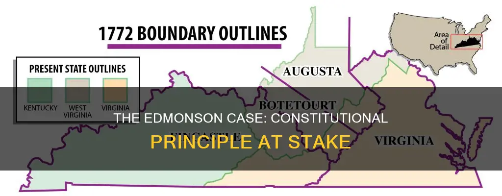 what constitutional principle became the primary concern in edmonson