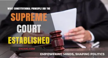 The Supreme Court's Constitutional Principle Power