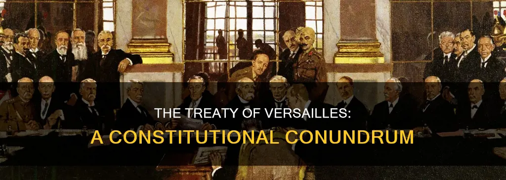 what constitutional principle is ireeconcilabl etreaty of versailles