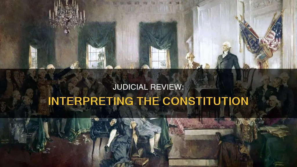 what constitutional principle is judicial review an example of