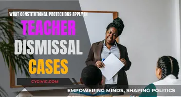 Teacher Dismissal: Constitutional Protections and Legal Rights