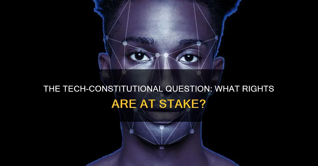 what constitutional question did the use of this technology raise