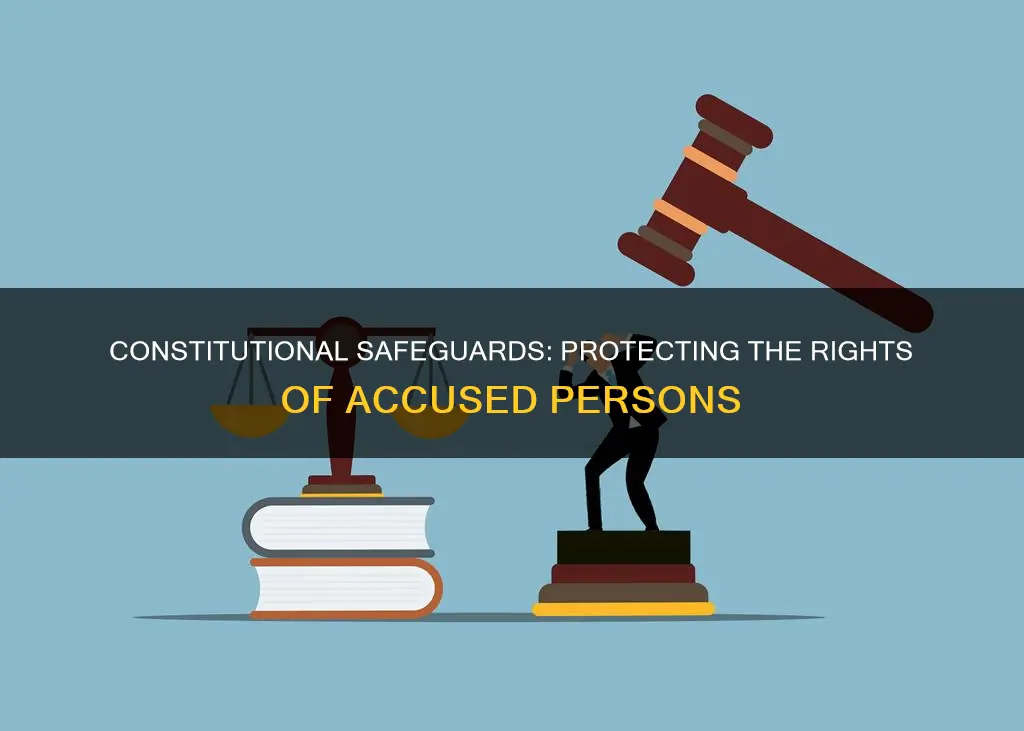 what constitutional safeguards exist to protect persons accused of crimes
