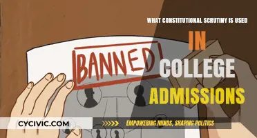 College Admissions: Constitutional Scrutiny Explored