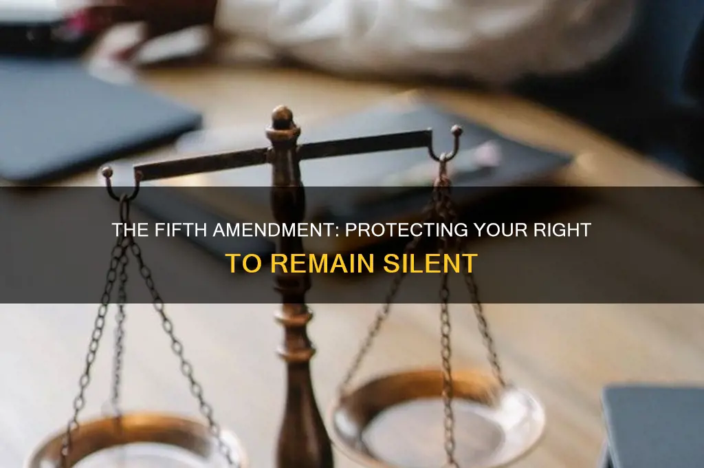 what constitutionally guaranteed right is protected under the fifth amendment