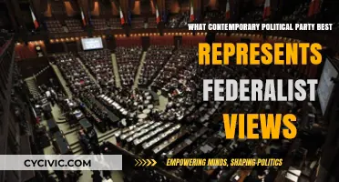 Which Modern Political Party Aligns Closest with Federalist Principles Today?