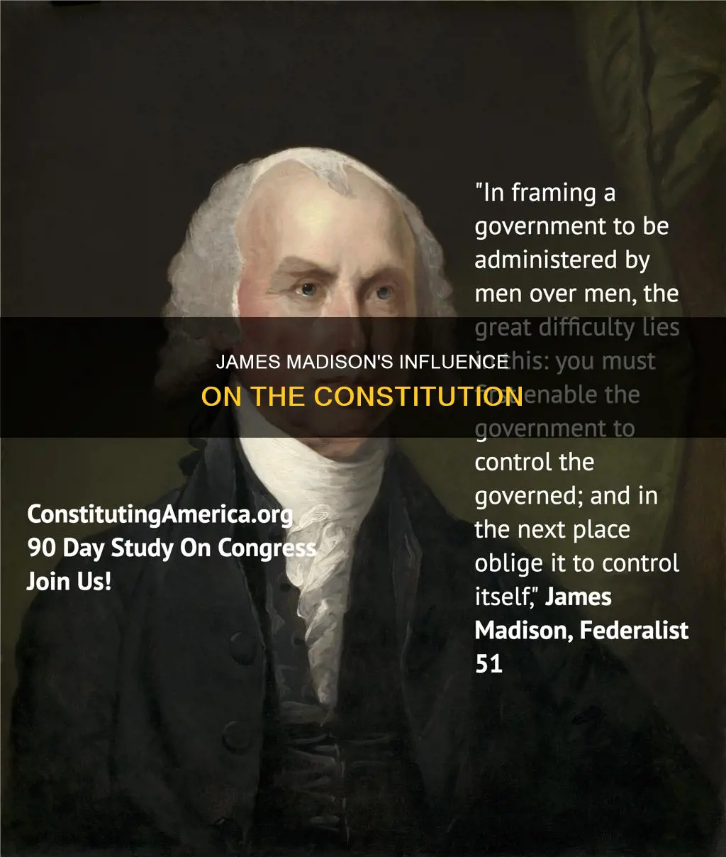 what contributions did james madison make to the constitution