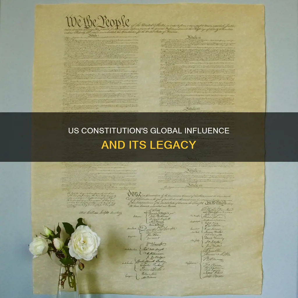 what countries constitutions take inspiration from the us