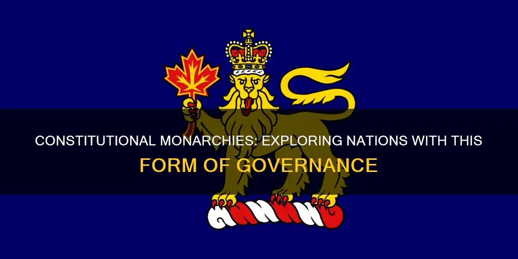 what countries have a constitutional monarchy
