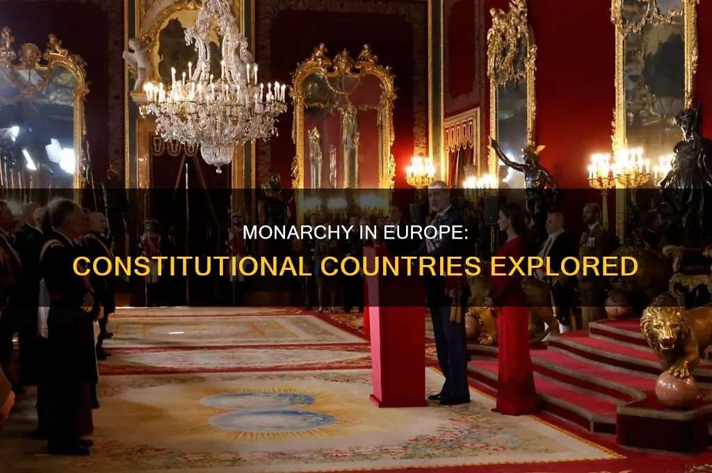 what countries in europe have constitutional monarchy
