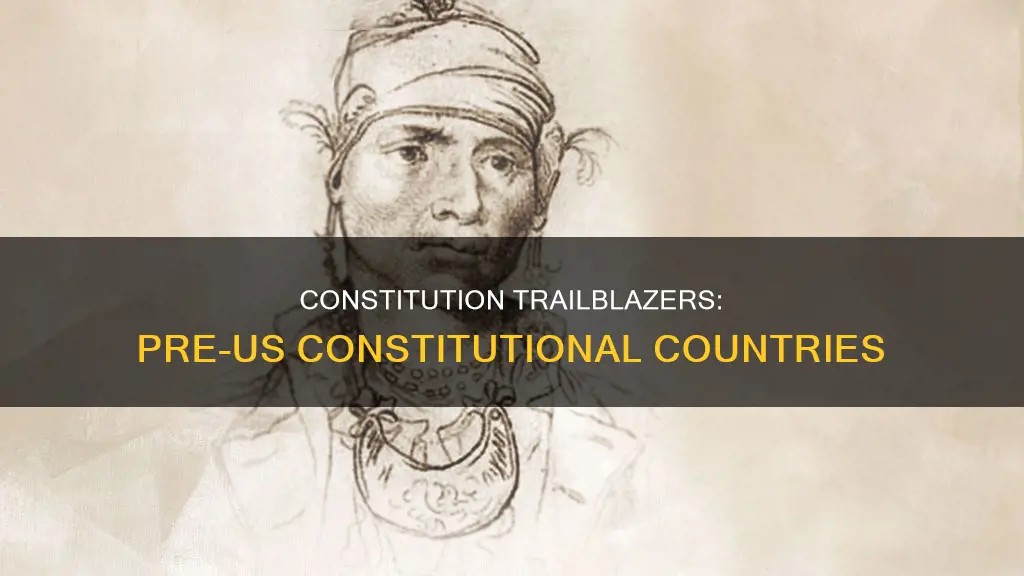 what country created a constitution before the us