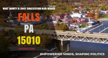 Beaver Falls Address: What County is 2642 Constitution Blvd?