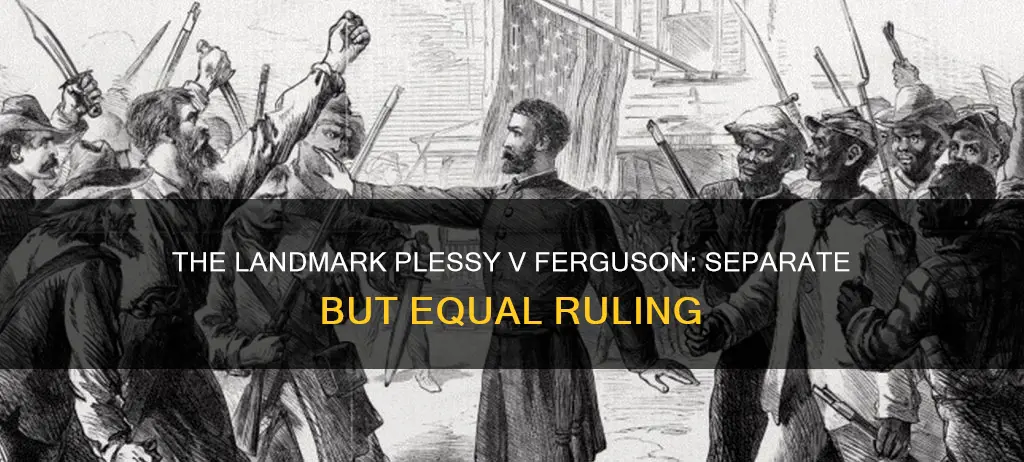 what court case ruled that separate but equal was constitutional