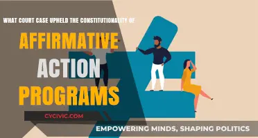 Affirmative Action: Supreme Court Upholds Constitutionality