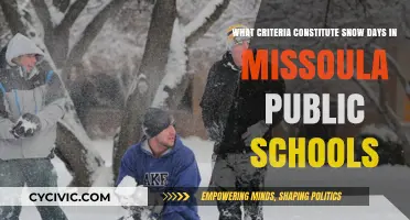 Missoula Public Schools: Snow Day Decision Factors