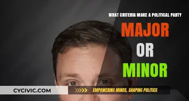 Defining Major vs. Minor Political Parties: Key Criteria Explained