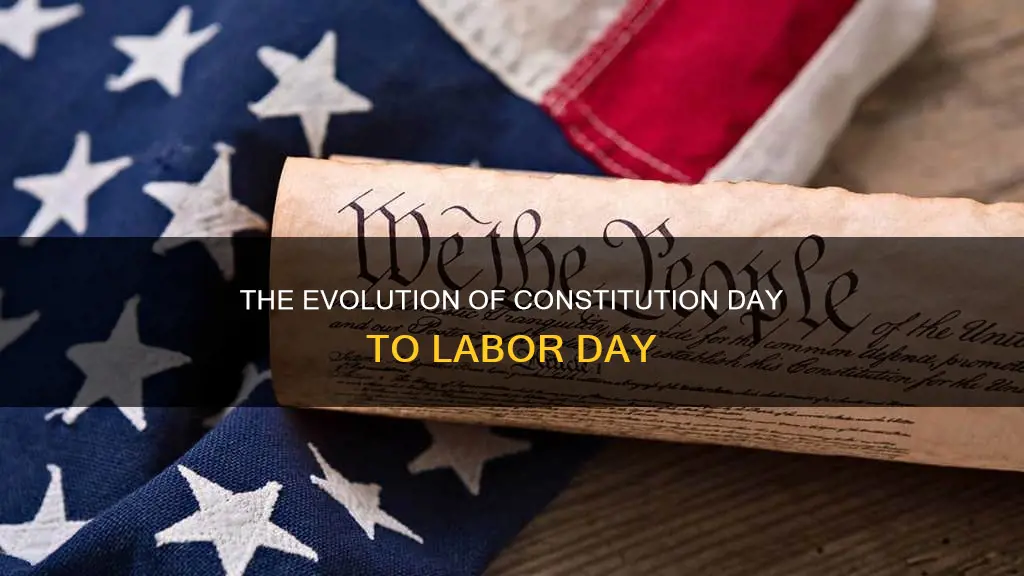 what current holiday was originally called constitution day