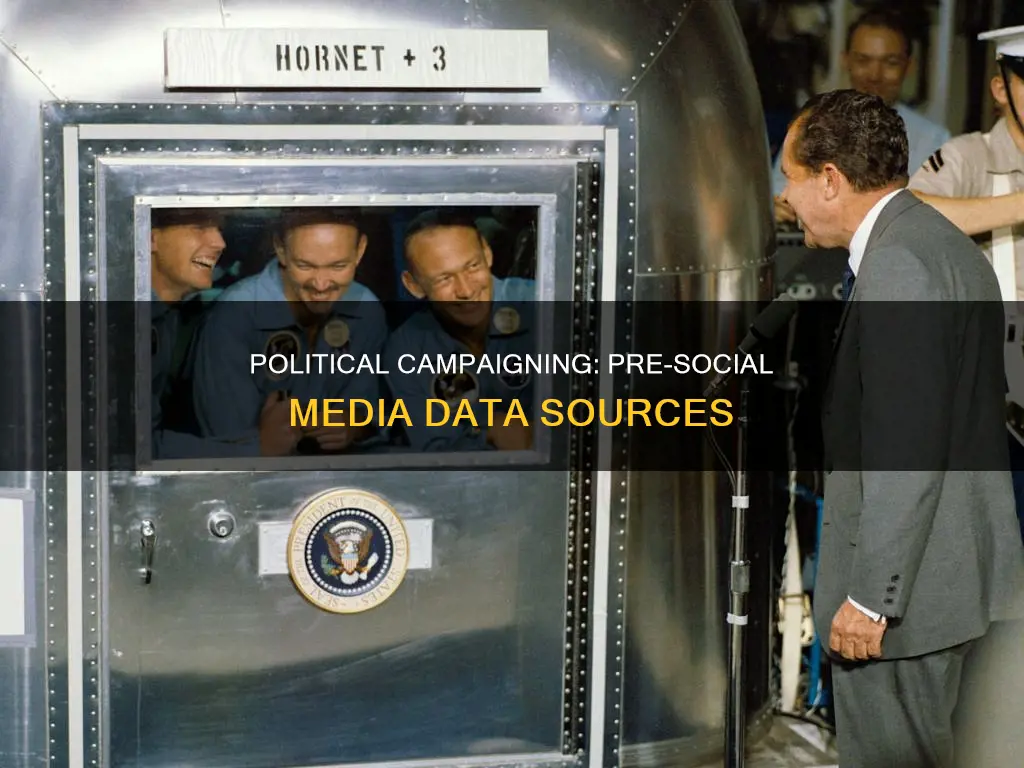 what data was use before social media for political campaigning