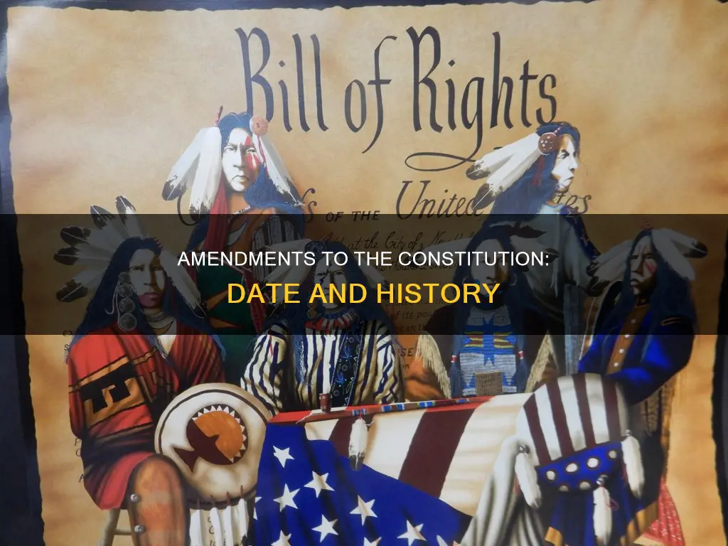 what date was 10 amendments to the constitution