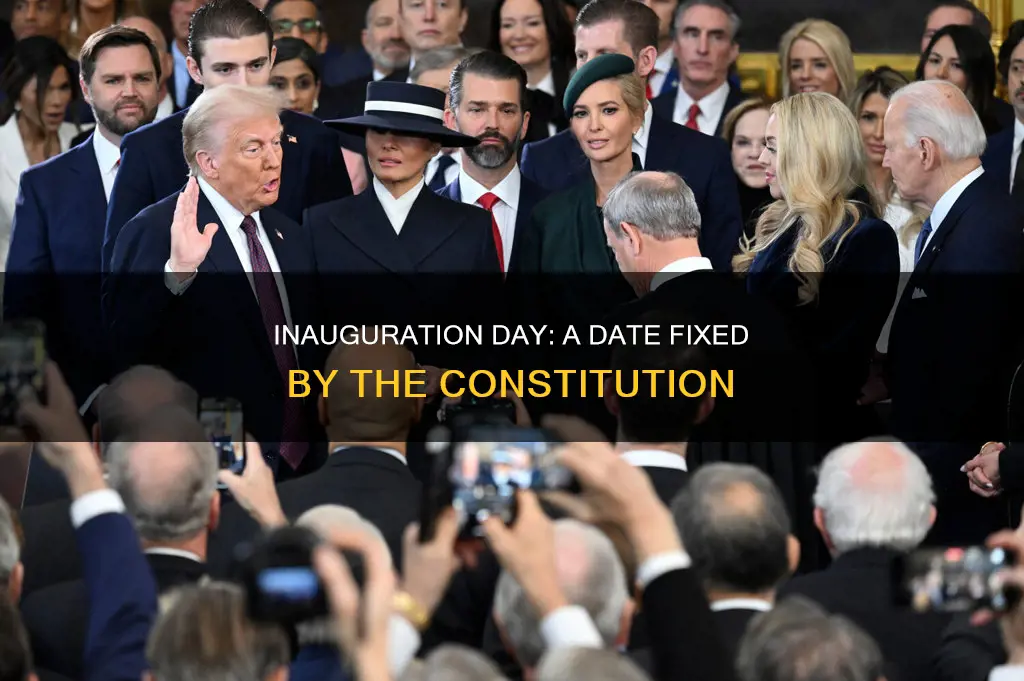 what date was fixed as inauguration day constitution