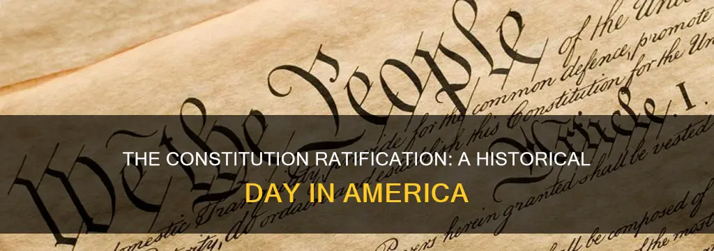 what day was the constitution ratified