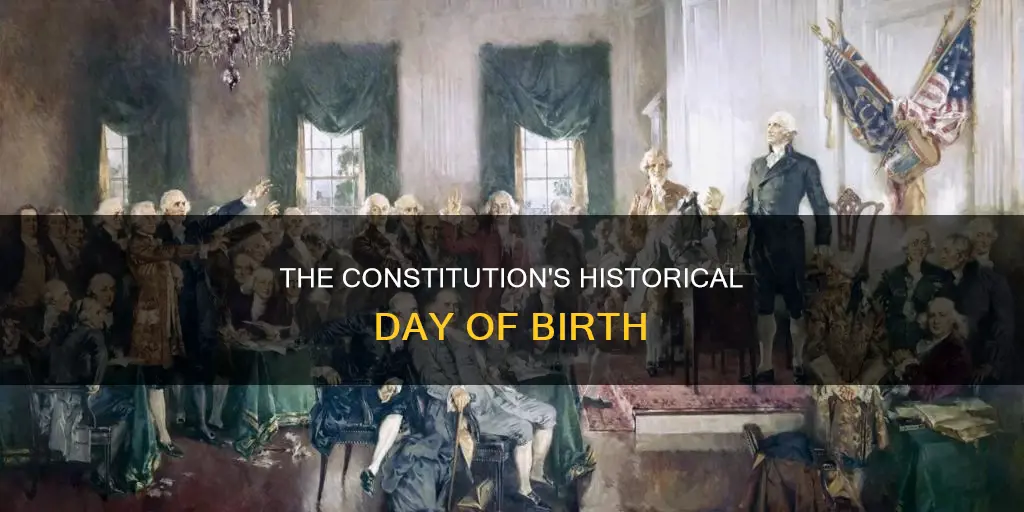 what day was the constitution written