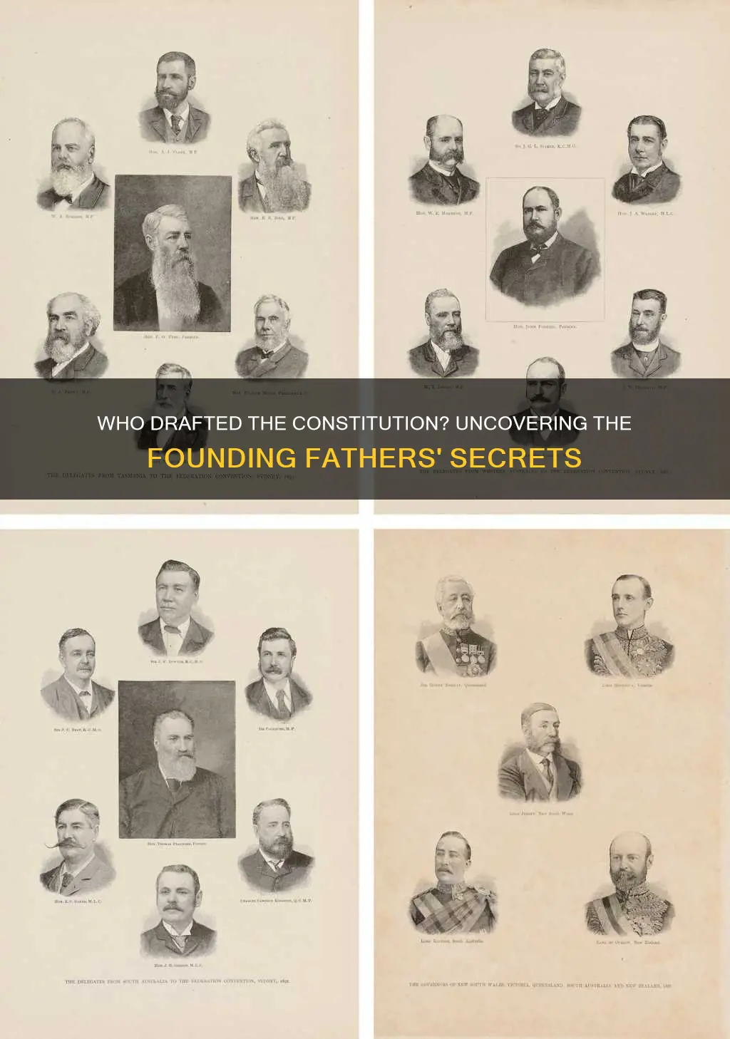 what delegate wrote the first draft of the constitution