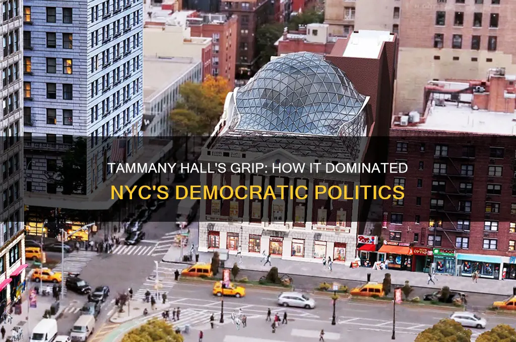 what democratic party organization dominated city politics in new york