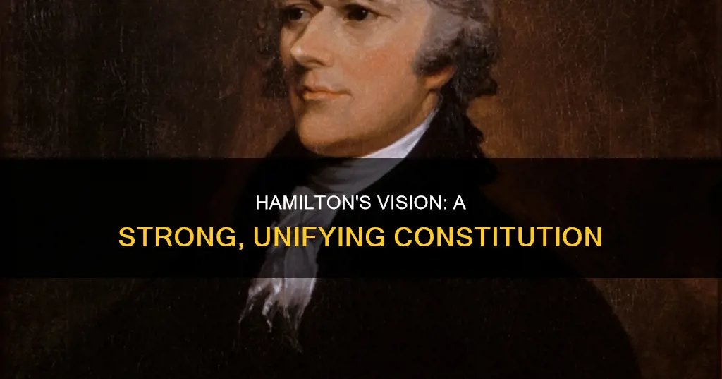 what did alexander hamilton believe about the constitution
