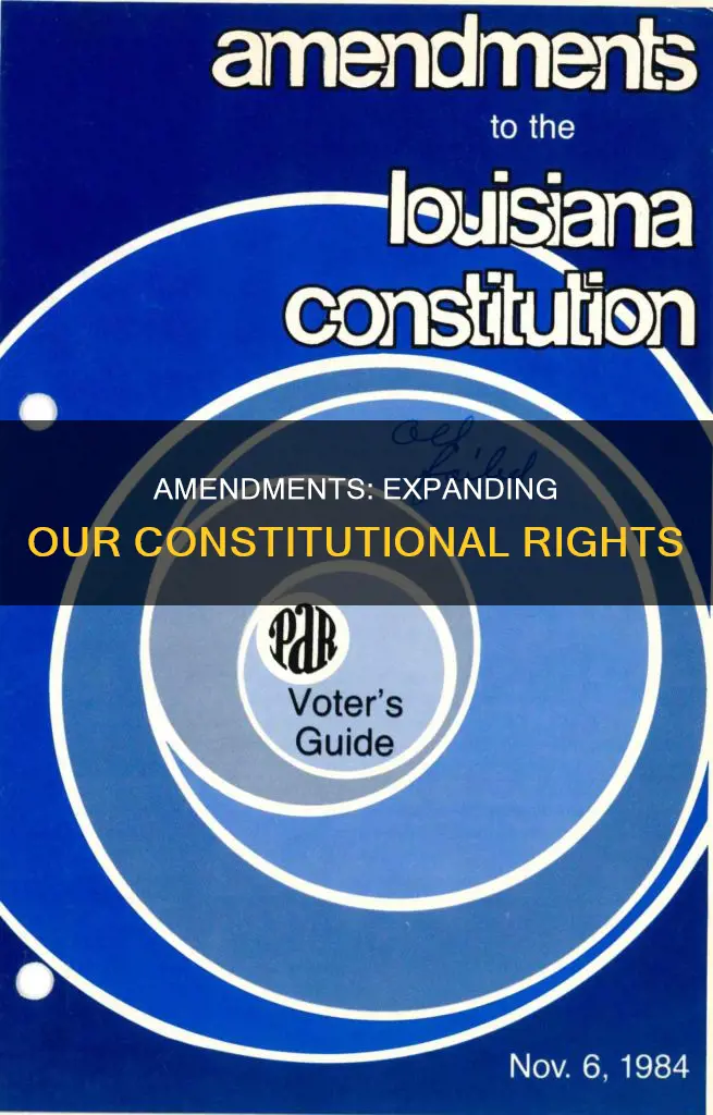 what did amendments to the constitution allow