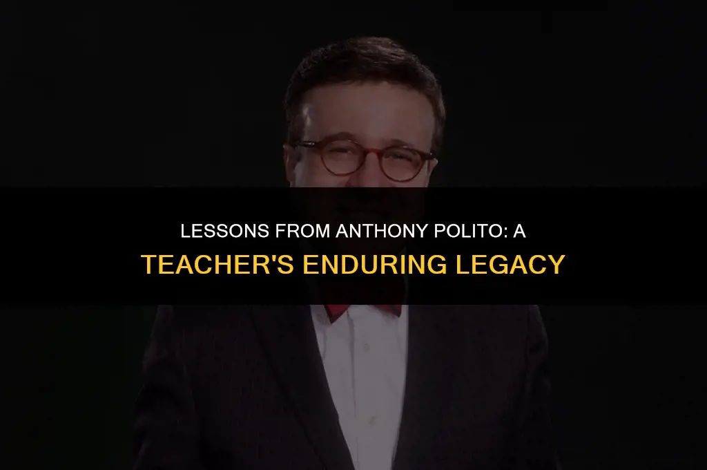what did anthony polito teach