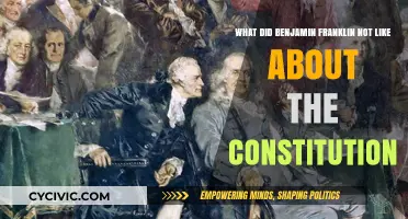 Franklin's Constitution: What He Didn't Like