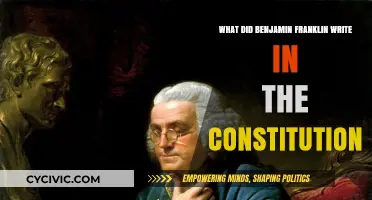 Benjamin Franklin's Constitution: His Vision and Legacy