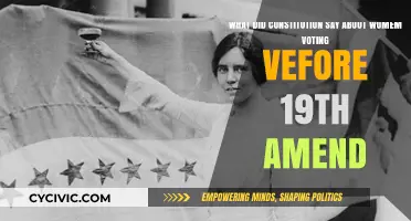 Women's Suffrage: The Constitution's Original Stance