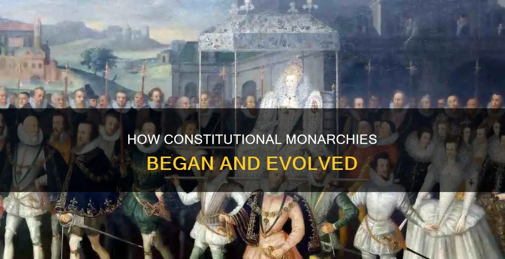 what did constitutional monarchies start out as
