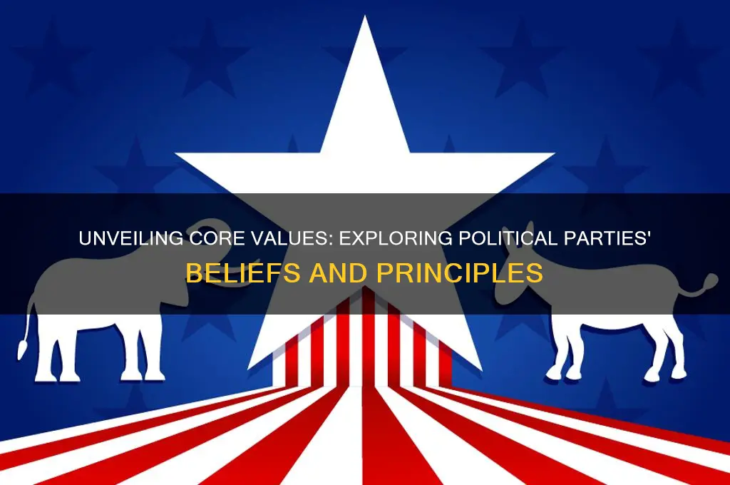 what did each political party believe in