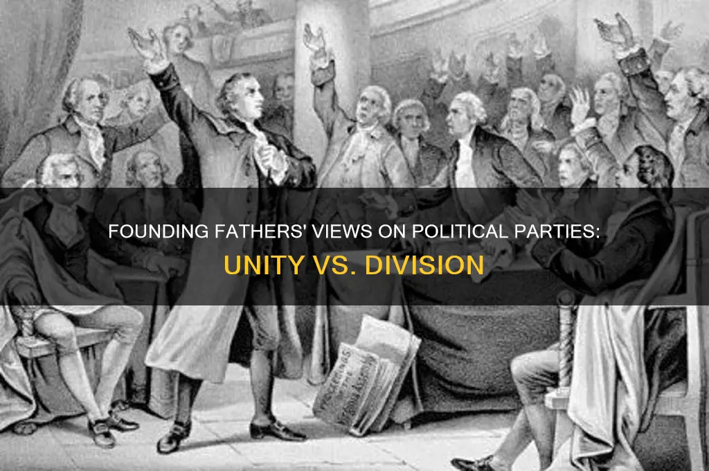 what did foudning fathers think of political parties