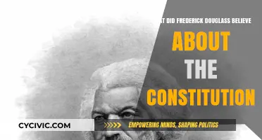 Frederick Douglass' Constitutional Beliefs: Freedom and Equality