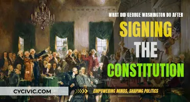 George Washington's Post-Constitution Life and Legacy