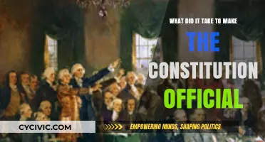 The Constitution's Journey to Officialdom